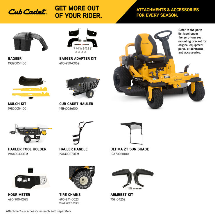 Cub Cadet ZTS1 42 (17ARGBYEA10) Cub Cadet ZTS1 42 (17ARGBYEA10)