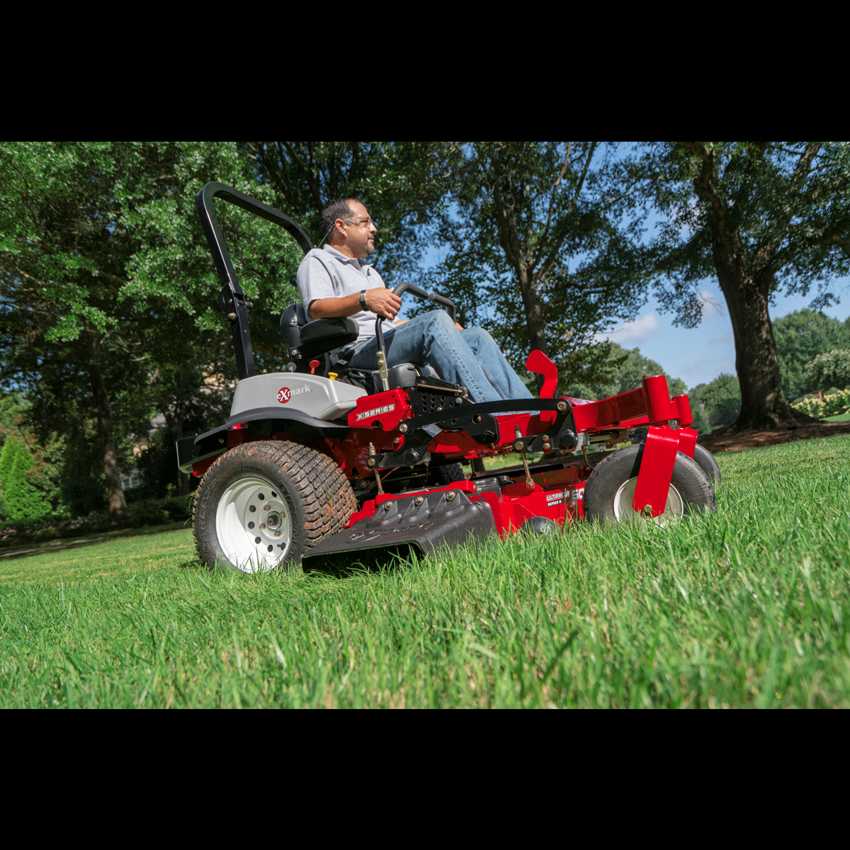 Exmark Lazer Z X-Series with 38 HP* Kohler EFI EGov ECV980 Engine and 72" UltraCut Series 6 Deck Exmark Lazer Z X-Series with 38 HP* Kohler EFI EGov ECV980 Engine and 72" UltraCut Series 6 Deck